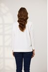 WEARABLE LS CREW TOP - off white
